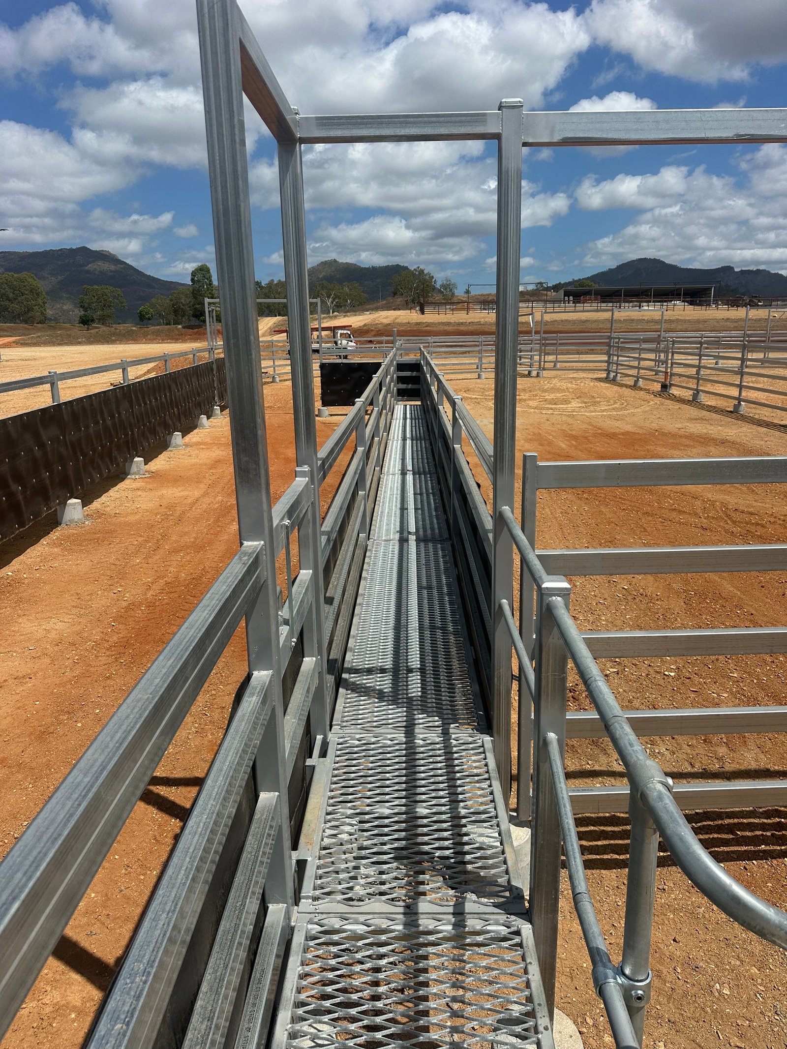 Race walkway detail — Frizzell Industries